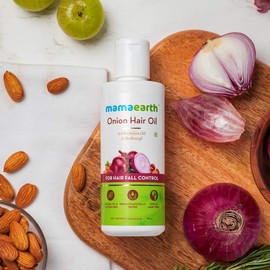 Mamaearth Onion Oil for Hair Growth & Hair Fall Control with Redensyl 150ml