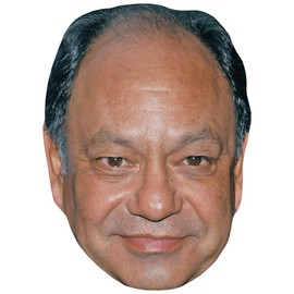 Cheech Marin (Stubble) Celebrity Mask, Flat Card Face, Fancy Dress Mask