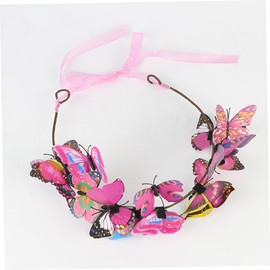 FOMIYES Bridal Shower Butterfly Garland Straps for Wedding Party Boho Decor Hair Hoop Headband