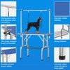 MilleLoom 36'' Dog Grooming Table, Adjustable Cat Drying Desktop with