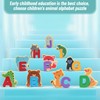 Wooden Letters Puzzle - Montessori Letters Learning for Children, ABC
