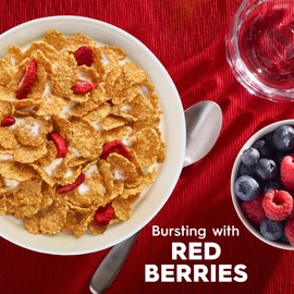 Kellogg's Special K Red Berries Breakfast Cereal, Good Source of Fiber, Giant Size, 19.2 oz
