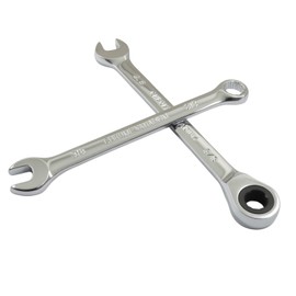 3/8 Inch Ratcheting Wrench 2 Pcs 72-Tooth 12-Point Chrome Plated