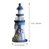 Ciieeo 1pc Lighthouse Outdoor Decor: Garden Lighthouse - Nautical Decor
