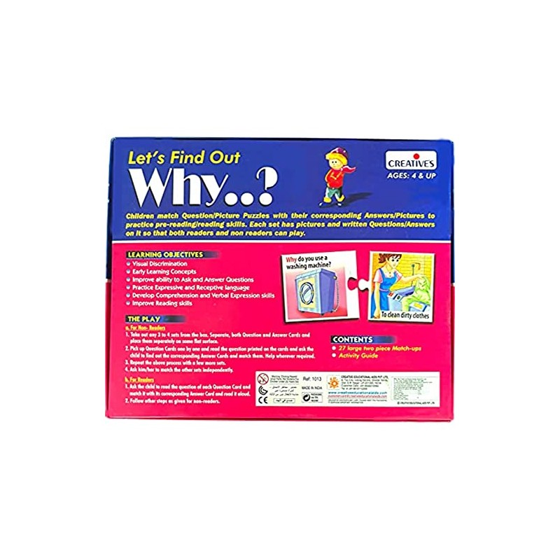 Creative Educational Creative Pre-School Let's Find Out Why?