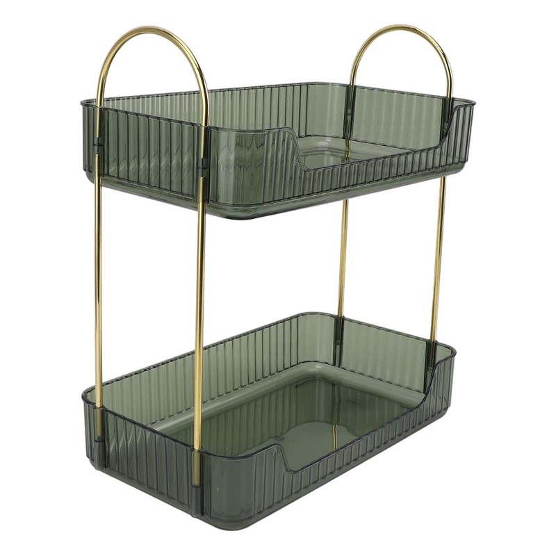 Double Layer Makeup Stand Modern Light Luxury 2 Tier Makeup