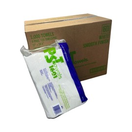 Graham Beauty 2-Ply Professional Service Towels Case of 1000 (8 Packs of 125) 12" x 24"