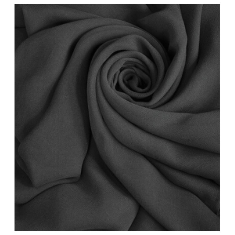 Hijab Premium Jersey Style Head Scarf Long Wrap Shawl (Black)