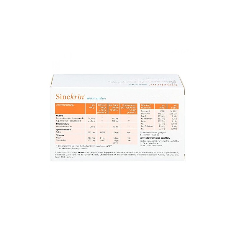 Sinekrin Film-Coated Tablets Pack of 90