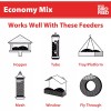 Unbranded Economy Mix Wild Bird Feed, Value Bird Seed Blend,