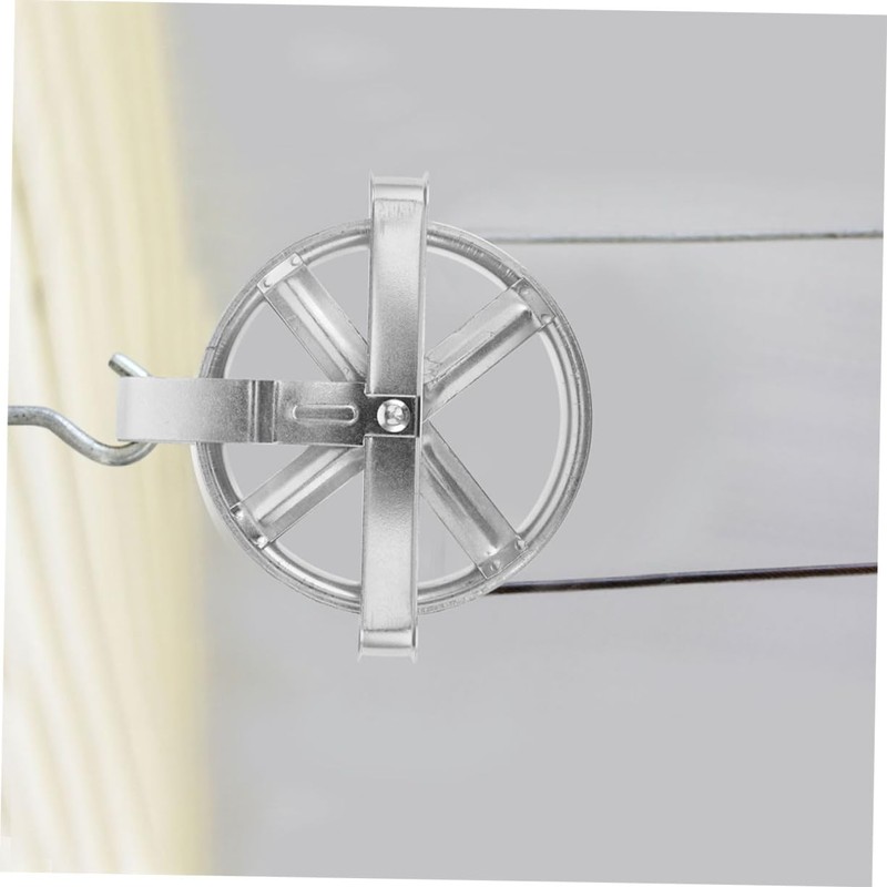 Hohopeti 2Pcs Clothesline Pulley Kit Washing Line Pulley System for