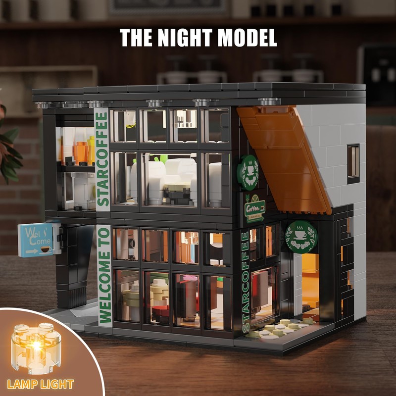 TYCOLE City Coffee Shop Building Blocks
