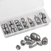 Assorted Fishing Egg Sinker Weights-42pcs/box Hollow Olive Shape Bass Casting