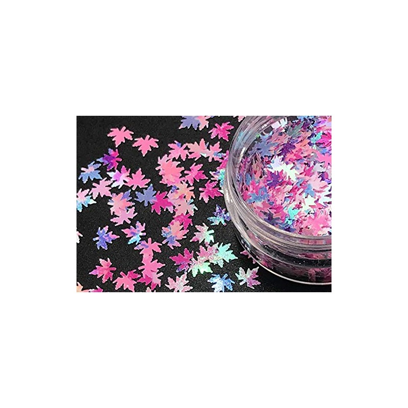 Nail Art Autumn Maple Leaf Varigated 5mm (3106 - Blissful