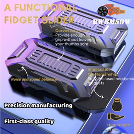 Metal Fidget Slider - Magnetic Brick Fidget Toy EDC Fidget Toys for Adults, ADHD Anxiety Stress Relief Toys, Ideal Gifts for Father Man & Friends