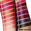 Rose Red Metallic Glitter Lipstick, Lightweight Shimmer Lipstick Non-Stick Full