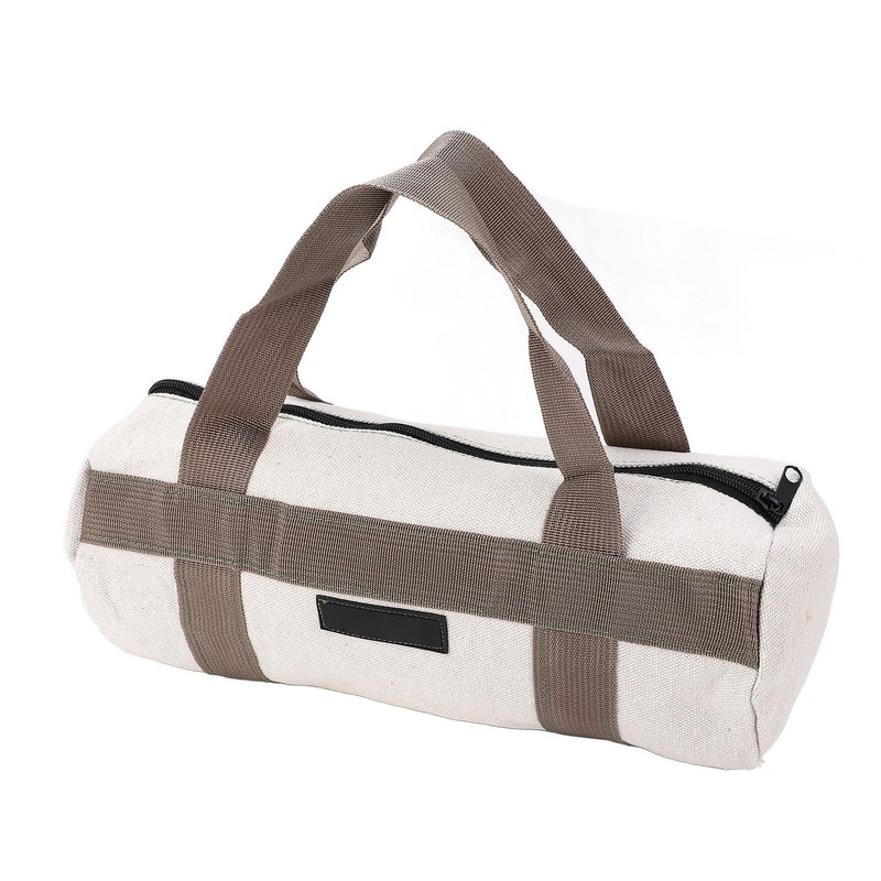 Canvas Heavy Duty Tool Tote Bag Large Capacity Storage Round