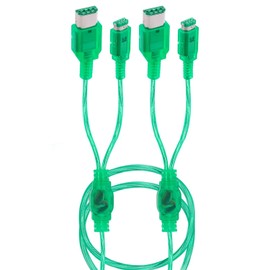 Retrogame 4 in 1 Connection Cable, 150 cm - Controller Cable Link for Gameboy Colour / Game Boy Pocket Data Exchange