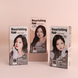 Food Aholic (1+1) Food Aholic 1-Minute Nourishing Color Cream C6 Light Natural Brown / (1+ 1)푸드어홀릭 1분너리싱 칼라크림 C6밝은자연갈색