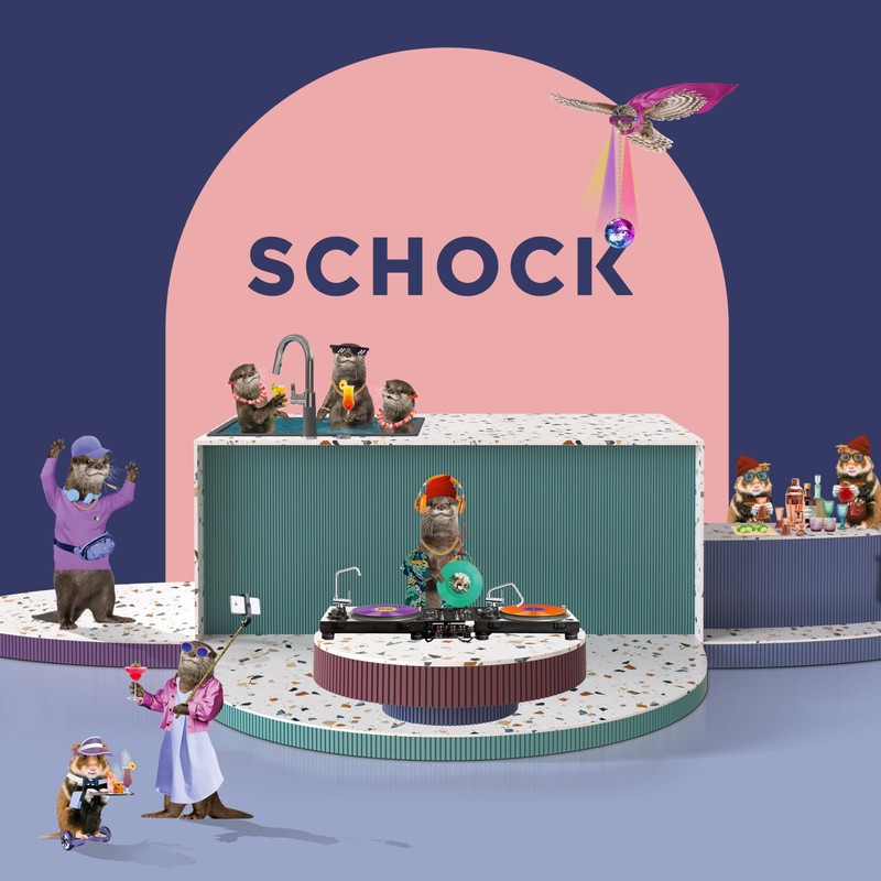 SCHOCK Omega Single-Lever Mixer Tap with Pivoting Spout Colour New