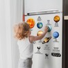 Crtiin 70 Pcs Giant Magnetic Solar System Planet Magnetic for