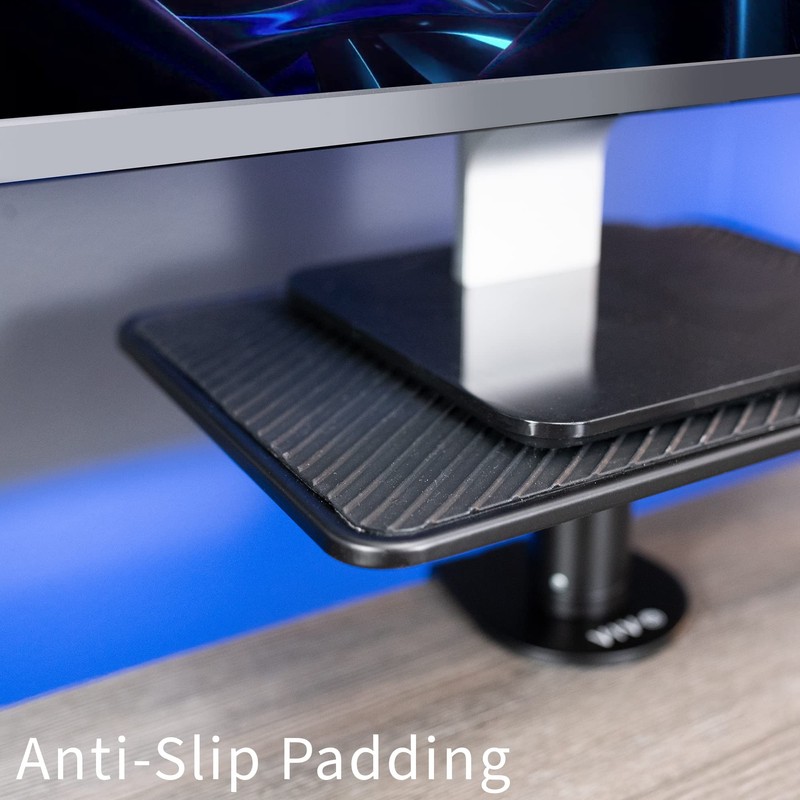 VIVO Clamp-On Universal Height Adjustable Ergonomic Computer Monitor and Laptop