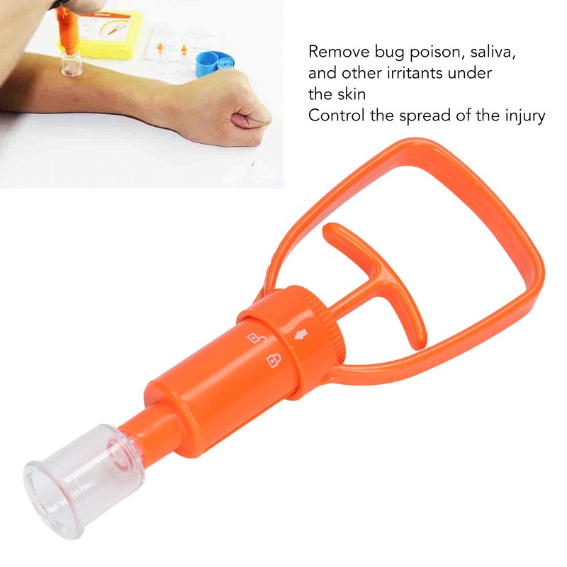 Bite Vacuum Sucker Tourniquet Cotton Pads Bite Extractor Tool for