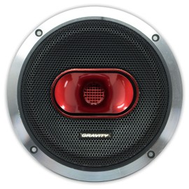 Gravity Warzone Series 8" inch Pro Midrange Coaxial Loud Speaker 4-Ohms with 800W Max, 1 Speaker WZP80 - Corrugated Speaker Surround with Oversize Magnet Motor Structure