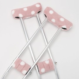 Crutch Pads - Padding for Walking Arm Crutch - Universal Underarm Padded Forearm Handle Pillow Cover for Hand Grips Hand Grips Padding 1 Pair（2024C）