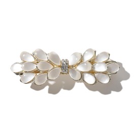 TIGLOSS Barrette, Hair Accessory, For Weddings, Invitations, Large, Pearl, Hair Closure, Kimono, Hairpin, Hair Clip, Bulk Haircut, Stylish, Adult (Type D)