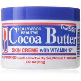 Hollywood Beauty Cocoa Butter Skin Creme with Vitamin E Highly Enriched 7.5 oz
