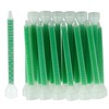 20 Pieces Mixing Nozzle Static Mix Nozzle Adhesive Tips Square