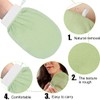 2 Stück Exfoliating Gloves, Peeling-Handschuhe, Peelinghandschuh Körper, Peeling Handschuh Körperpeeling,