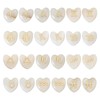 PandaHall 24 Pieces 12 Constellations Shell Beads Heart Natural Shell