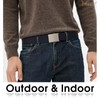 JasGood Canvas Web Belt for Men, Adjustable Fabric Military Belt