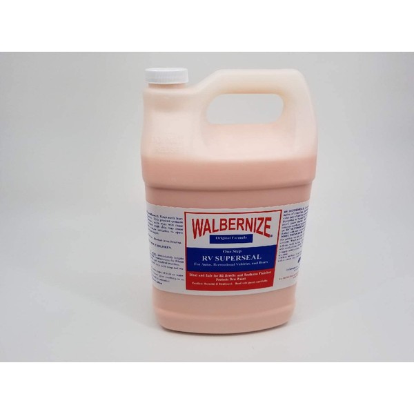 Walbernize RV Super Seal for Autos, RVs, Airstream, Boats, Planes to Protect New Paint 1 Gallon Container