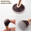 Makeup Brushes Set - 2PCS - Loose Powder & Highlight