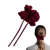 Hair Ties - Stretchable Hair Ties with Bows - No-Slip