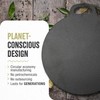 Victoria 15-Inch Cast Iron Tawa Dosa Pan, Pizza Pan with