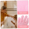 Minkissy 3sets Practical Nylon Body Exfoliating Gloves Bath Towel Gloves