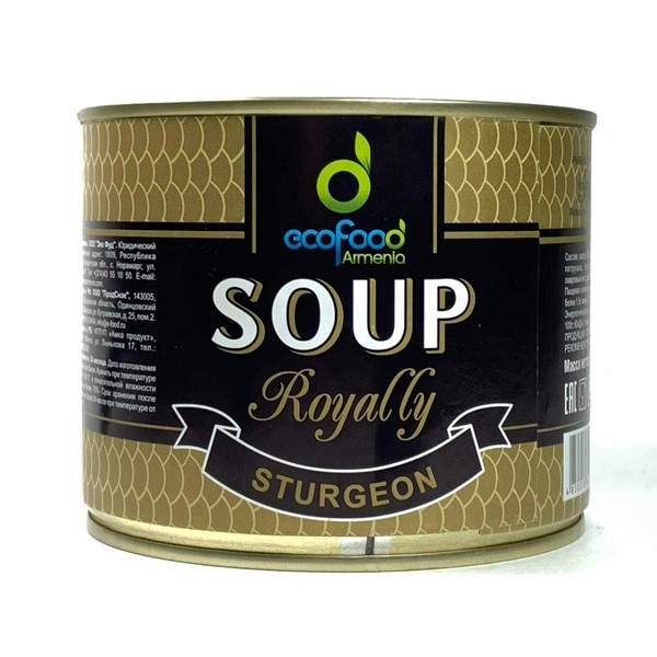 Sturgeon Soup, Russian Ukha Royally by EcoFood (Pack of 2) 1.1 lb | 530 g