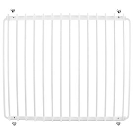 SPARES2GO Universal Fridge Freezer Shelf Adjustable White Plastic Coated Extendable Arms (Small, 360mm - 560mm x 320mm)