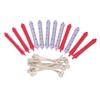 Baluue 12pcs Nonslip Hair Perm Rods for Natural Curls Styling