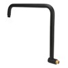 Shower Head Extension with Flange S Shape Shower Arm Wall