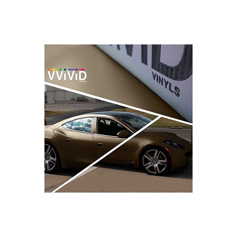 VViViD XPO Matte Brown Vinyl Wrap Roll with Air Release