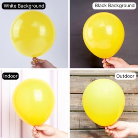 PartyWoo Yellow Balloons 101 pcs 12 Inch for Easter Baby Shower Gender Reveal Bridal Engagement Sunflower Wedding Christmas Birthday Graduation Yellow Party Decorations Yellow-Y55