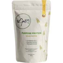 The Grit Co. Purpose Protein - Vegan Plant-Based Protein Powder, French Vanilla - 660g