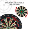 Bristle Dart Boards for Adults: Steel Tip Dart Board Set,