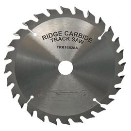 Ridge Carbide 168mm 28T, Track Saw Blade General Purpose Compatible with Festool TS55, Alternate Top Bevel Grind (ATB),+15° Hook, 20mm Bore, Plate Thickness 1.2mm, Thin Kerf (1.8mm) M5