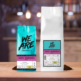 Coffee Ground for Cafetiere, 227g Bag Brazilian Ground Coffee, 100% Arabica, Medium Roast Speciality, Single Origin (We Are Coffee Co)